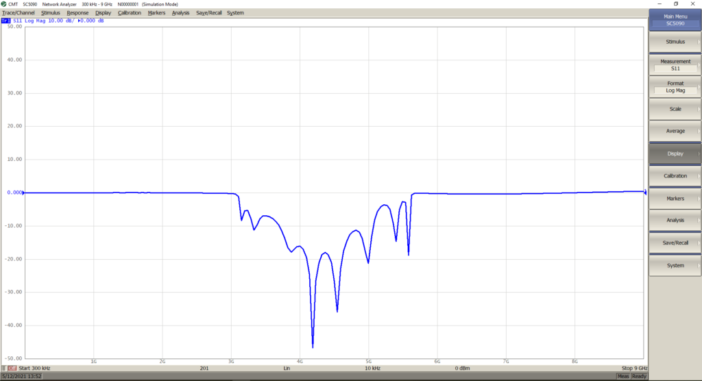 Change Axis Setting on VNA software