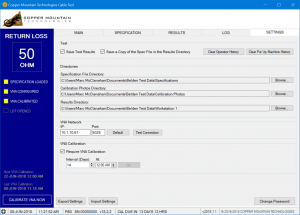 manufacturing test management plug-in vna - Saving Data
