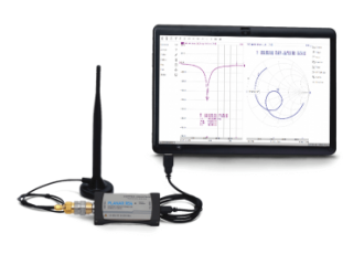 1-Port USB Vector Network Analyzer (VNA) R54 with Tablet copper mountain technologies usb vnas 1-port vector network analyzer R54